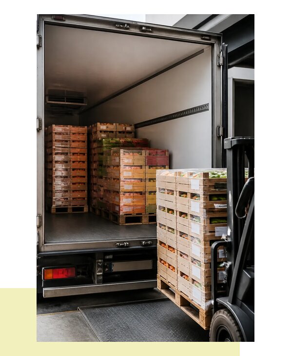 Перевозка сельхозпродукции на паллетах с доставкой в Владикавказ